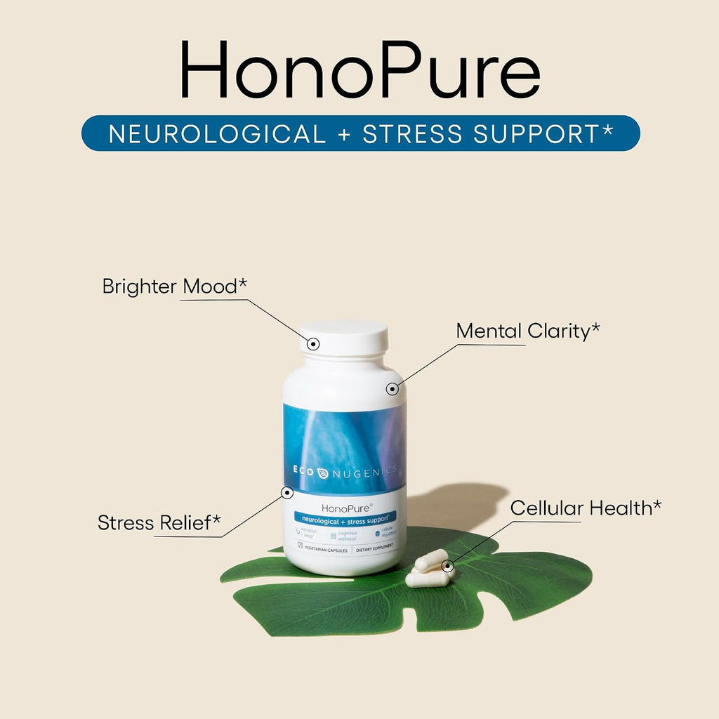 EcoNugenics HonoPure – 120 Cápsulas – 98% Honokiol Puro