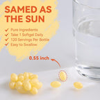 DIATMOON Vitamina D3 K2 5000 UI + 200 mcg MK-7, 120 Cápsulas Blandas