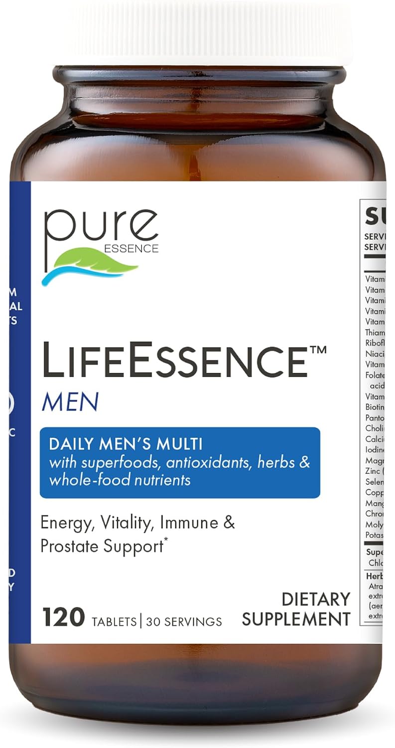 LifeEssence Mens Formula - Complejo Multivitamínico para Hombres - 120 Comprimidos