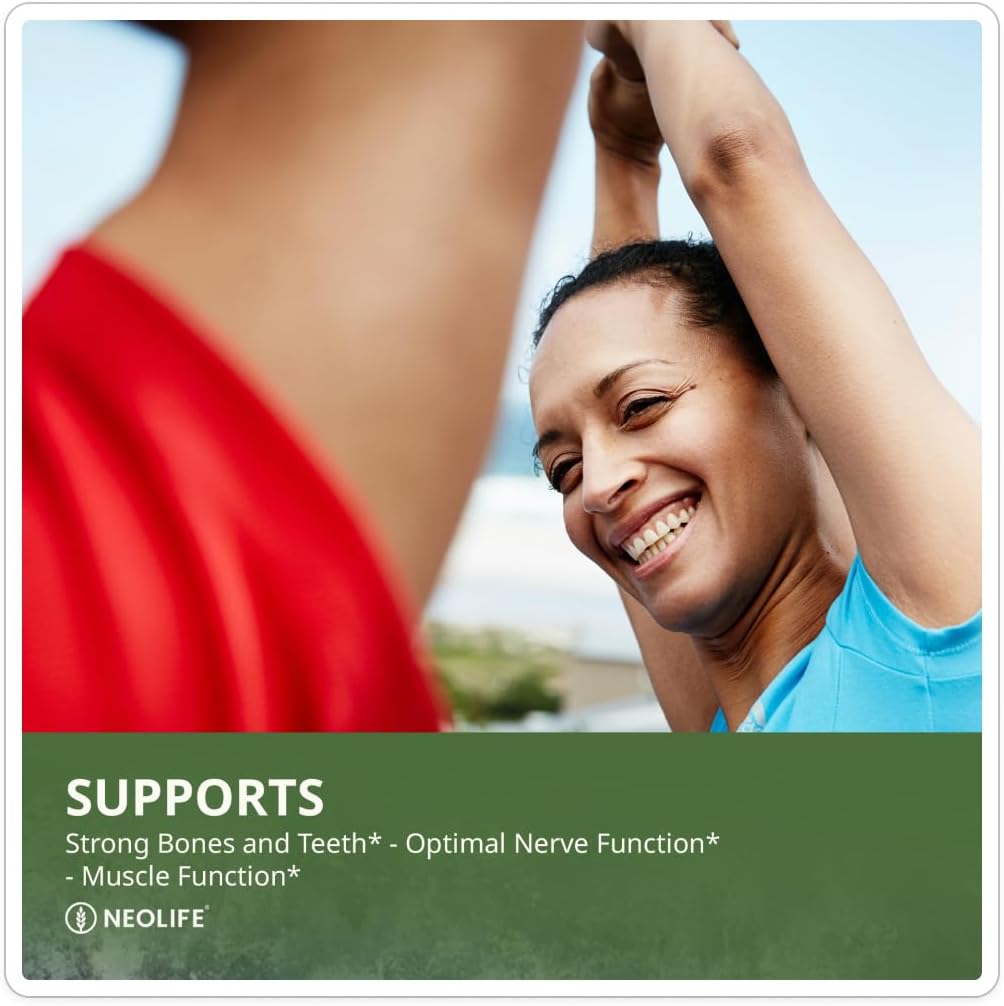NeoLife – Cal-Mag Quelado con Vitamina D 400 UI | 150 Cápsulas Blandas