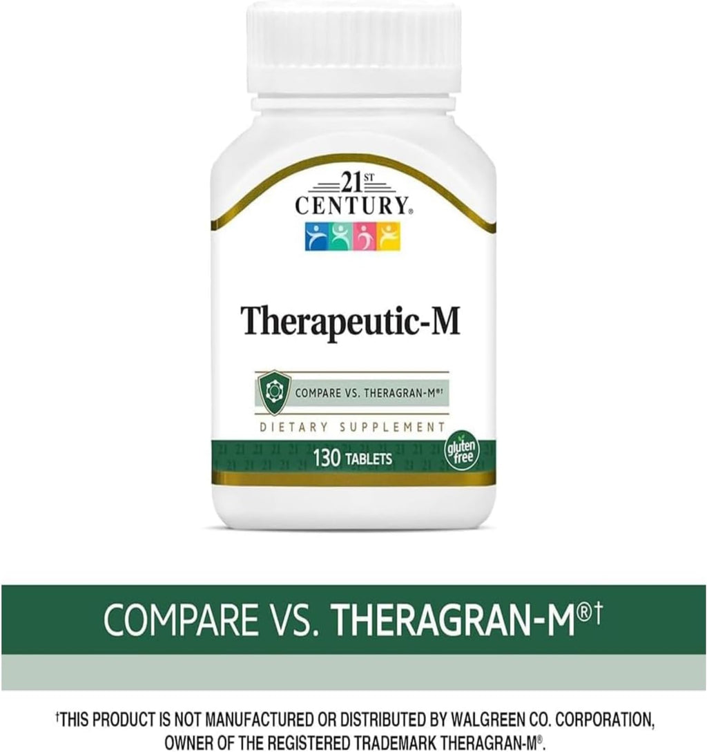 Multivitamínico y Mineral 130 Comprimidos - Comparable a Threagran M