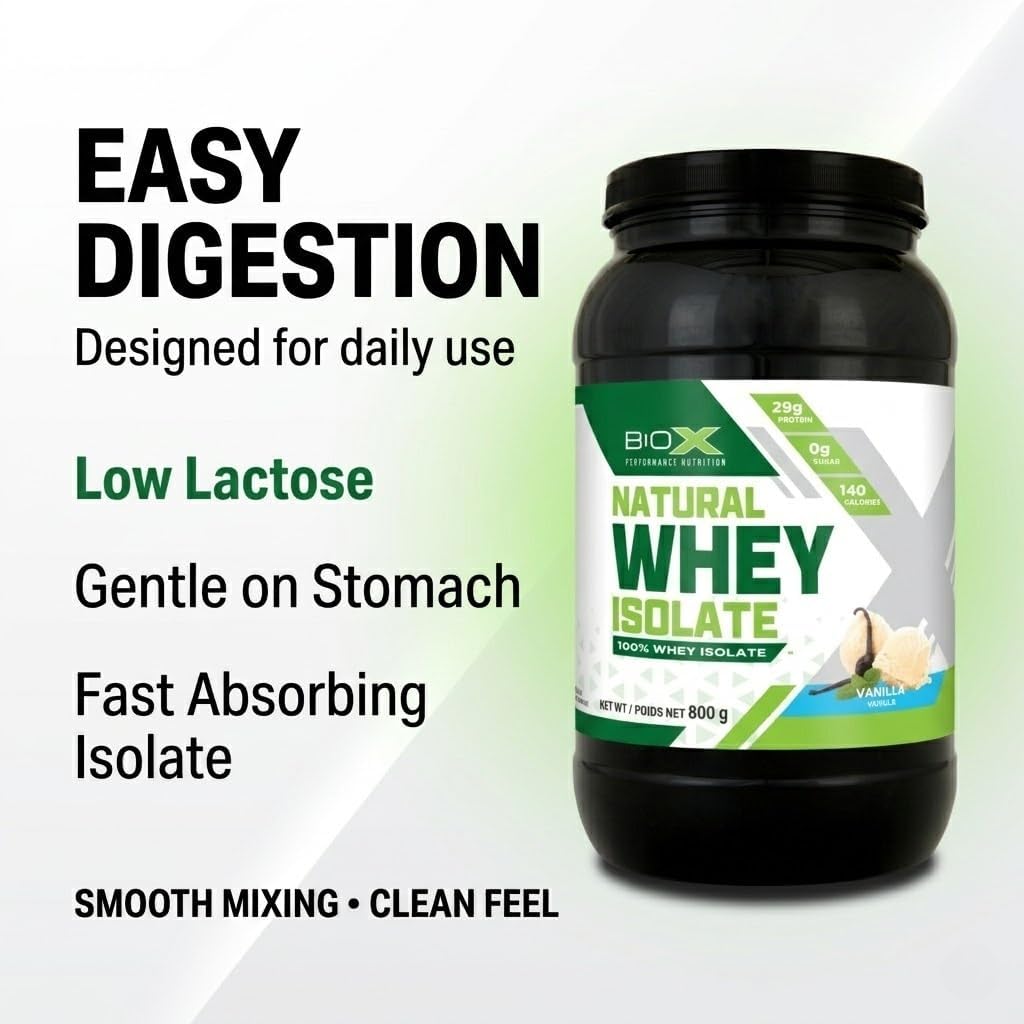 BioX Performance Nutrition Whey Isolate Natural Sin Sabor - 1,81 kg
