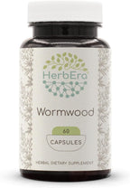 HerbEra Wormwood 120 Cápsulas, 400 mg de Ajenjo (Artemisia Absinthium)