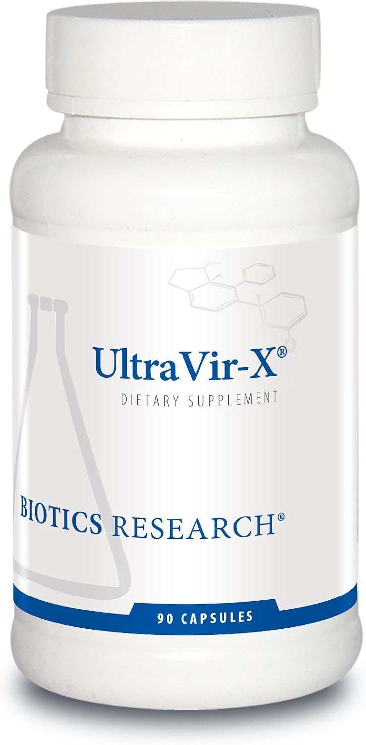 BIOTICS RESEARCH UltraVir-X - Complemento para el sistema inmunitario, 90 cápsulas