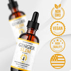 Ginger Slim Drops - Gotas Líquidas Naturales, Fórmula Premium, 1 Frasco para 1 Mes