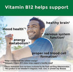 Nature Made Vitamina B12 Gominolas Extra Strength 3000 mcg por 2 gominolas (160 unidades)