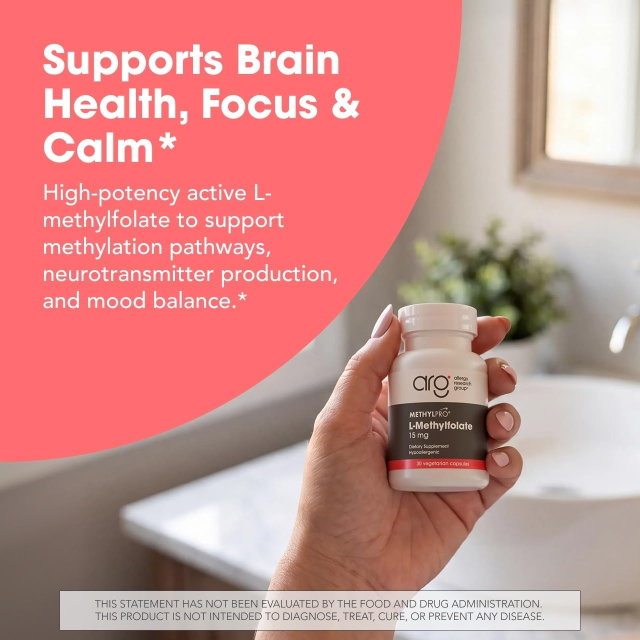 MethylPro L-Metilfolato 15 mg - 30 Cápsulas