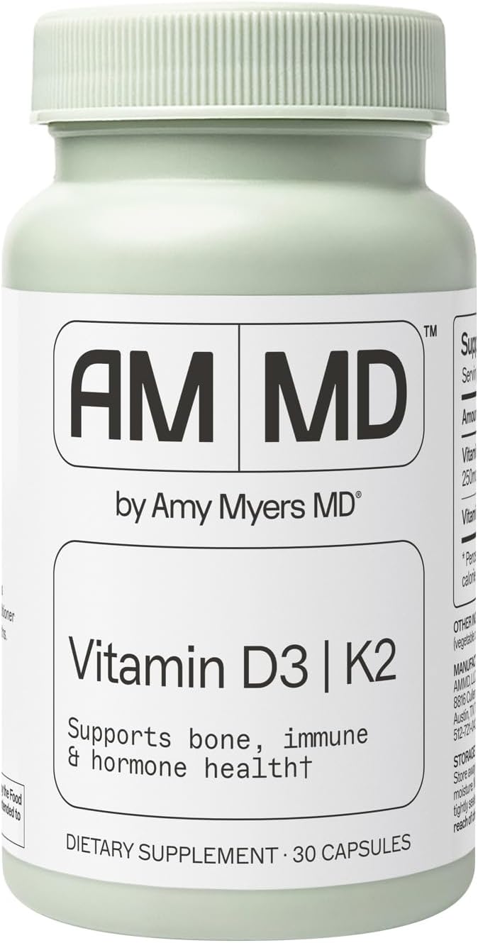 Amy Myers MD Vitamina D3/K2 10.000 UI - 30 Cápsulas