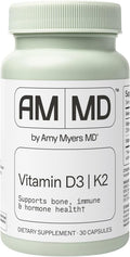 Amy Myers MD Vitamina D3/K2 10.000 UI - 30 Cápsulas