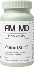 Amy Myers MD Vitamina D3/K2 10.000 UI - 30 Cápsulas