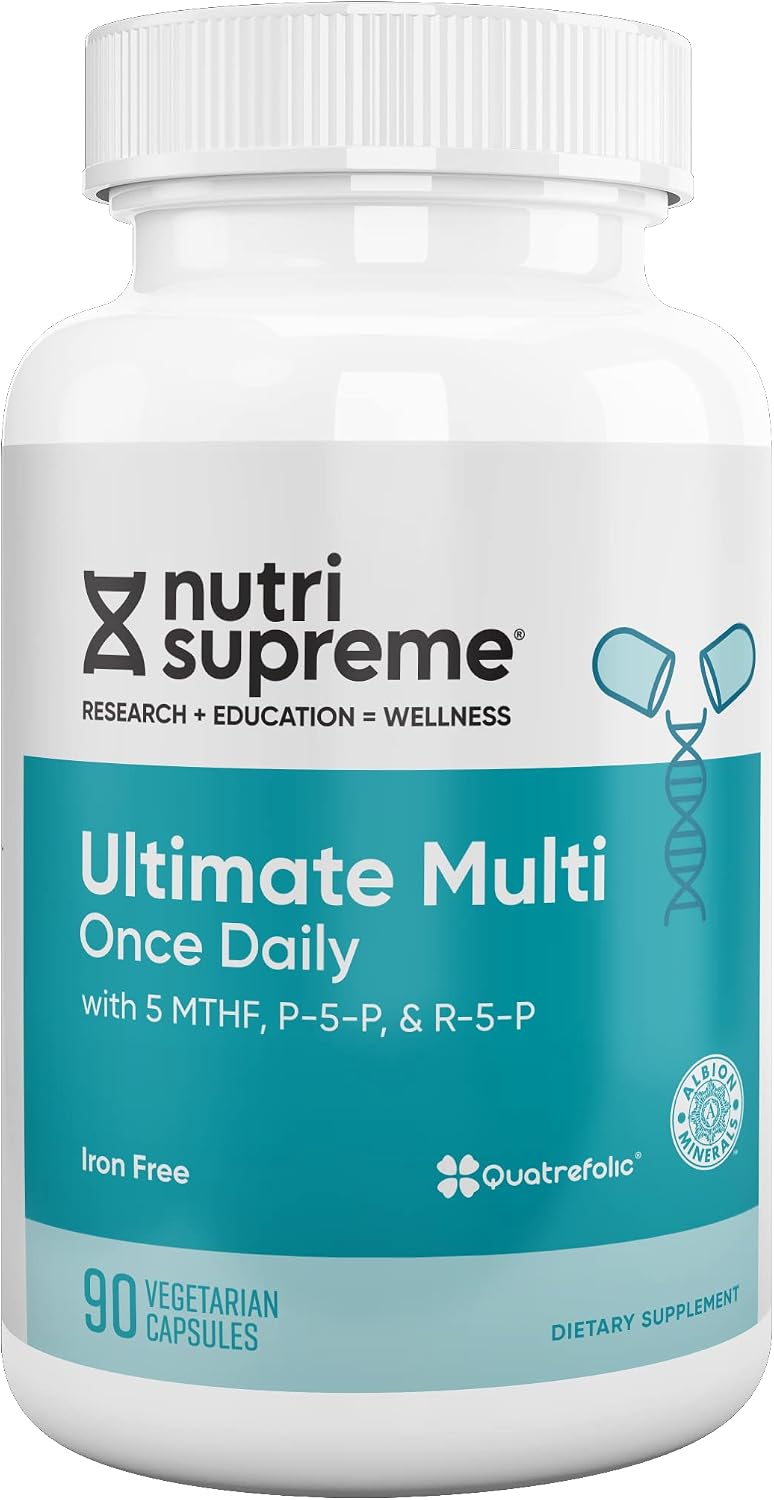 Nutri Supreme Ultimate Multivitamin - Complejo Multivitamínico para Hombres y Mujeres con Vitaminas Metiladas, 90 Días