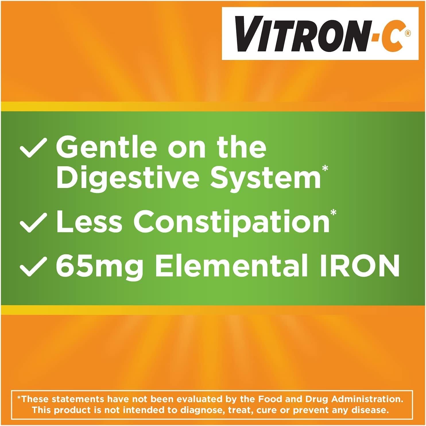 Vitron-C Tabletas Recubiertas, 60 Tabletas (Paquete de 3)