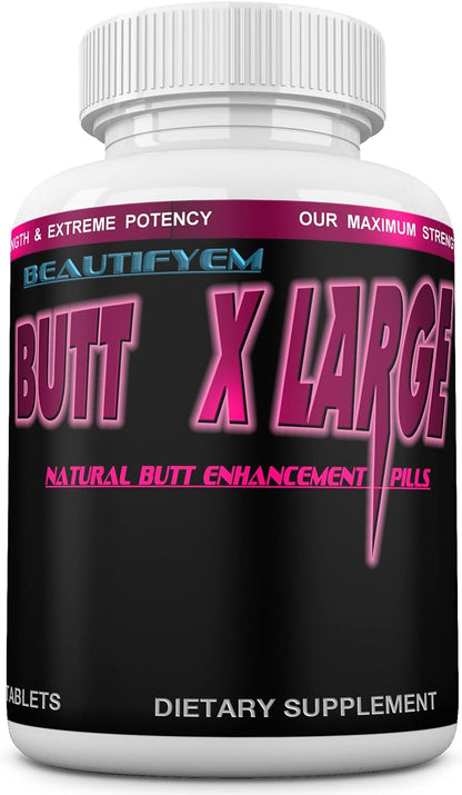 Butt X-Large – Píldoras para el Aumento de – Aumento de glúteos: Ayuda a incrementar el volumen de los glúteos de – Image 1
