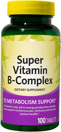 SEDLAV Super Vitamin B-Complex Tablets, 100 Comprimidos