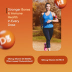 WeightWorld Vitamina D3 5000 UI + K2 MK-7 120 mcg - 120 Cápsulas