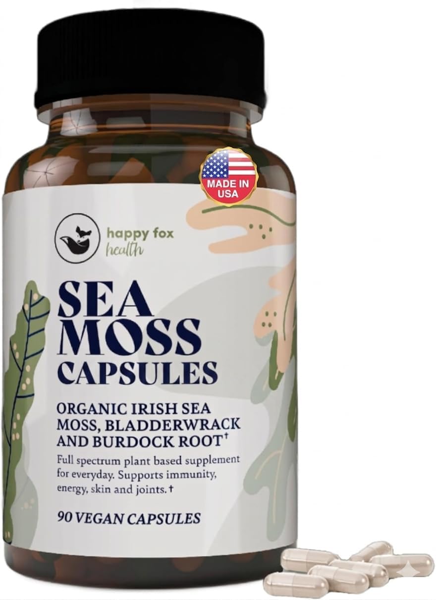 Irish Sea Moss Capsules with Burdock Root & Bladderwrack
