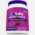 C-Salts Vitamina C Tamponada en Polvo - Orgánica, Frutos Rojos, 4000mg, 84 Porciones