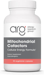 ARG Cofactores Mitocondriales - 300 mg Acetil-L-Carnitina, CoQ10, Vitamina B6 y Magnesio - 90 Cápsulas Vegetarianas