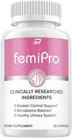 FemiPro Probiótico - Suplemento de Apoyo para la Salud Urinaria y Microbiota - 60 Cápsulas