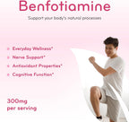 Clear Formulas Benfotiamina 300mg - Alta Absorción