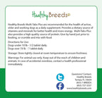 Healthy Breeds Poodle Multi-Tabs Plus – Comprimidos masticables para perros (180 unidades)