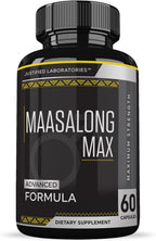 Maasalong Max 1600MG Fórmula Avanzada para la Salud Masculina (2 Paquetes, 120 Cápsulas)