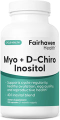 Fairhaven Health Myo-Inositol y D-Chiro Inositol 40:1 - 120 Cápsulas