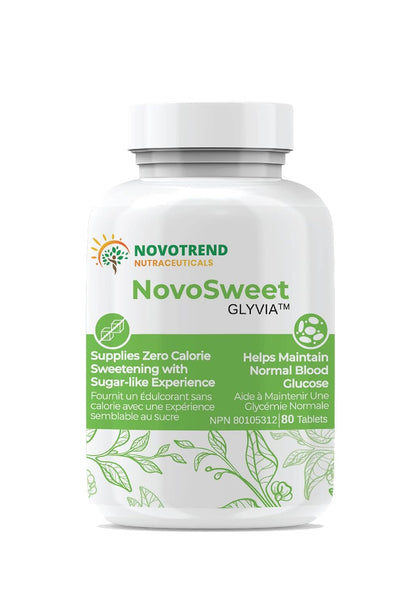 NovoSweet Glyvia 80 Tablets Natural Sweetener – Image 1