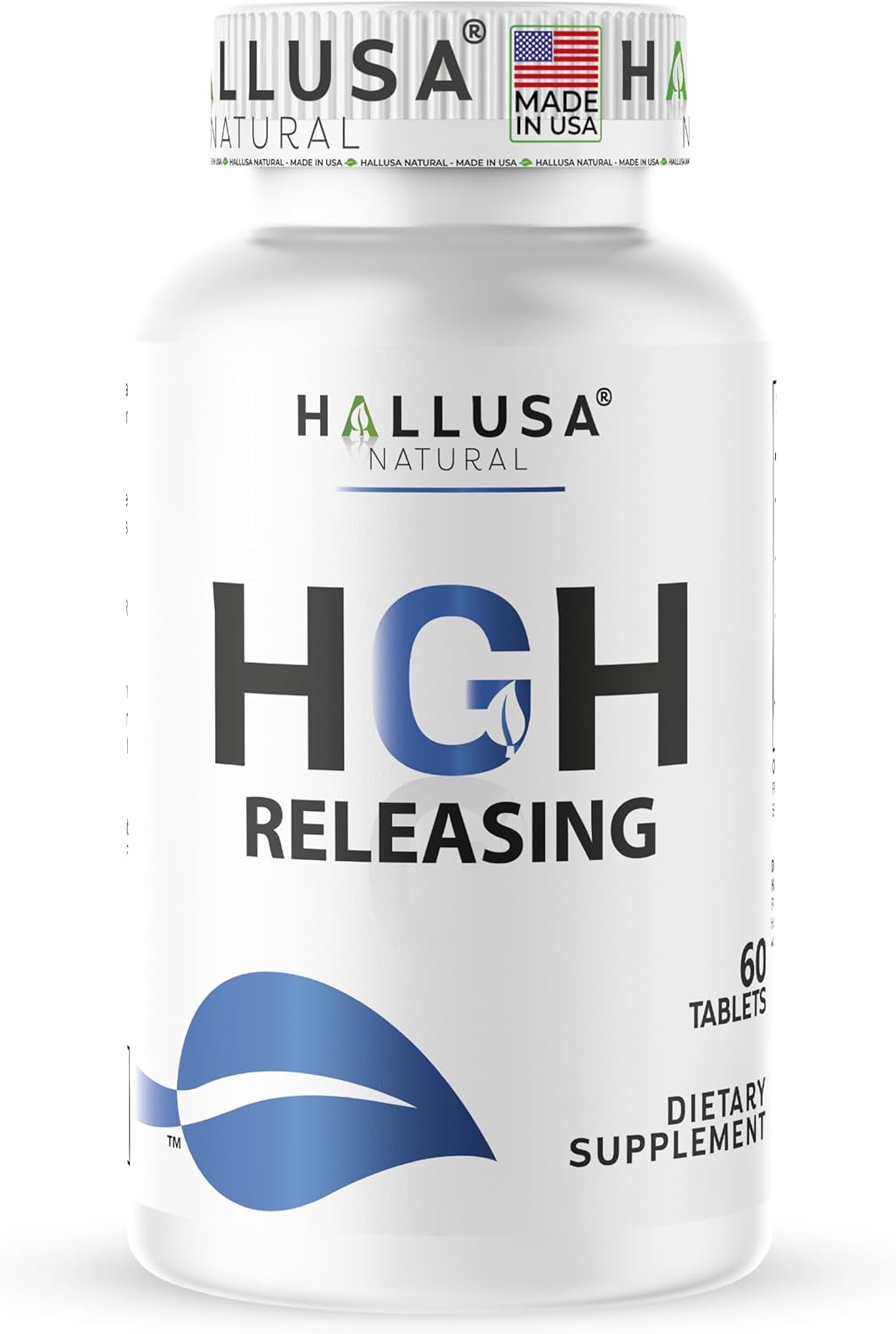 HGH-Releasing Support Supplement con L-Arginina y Ornitina | Apoyo para la Recuperación Muscular y el Rendimiento | Complejo de Aminoácidos con Vitamina B3 y Cromo | 60 Comprimidos