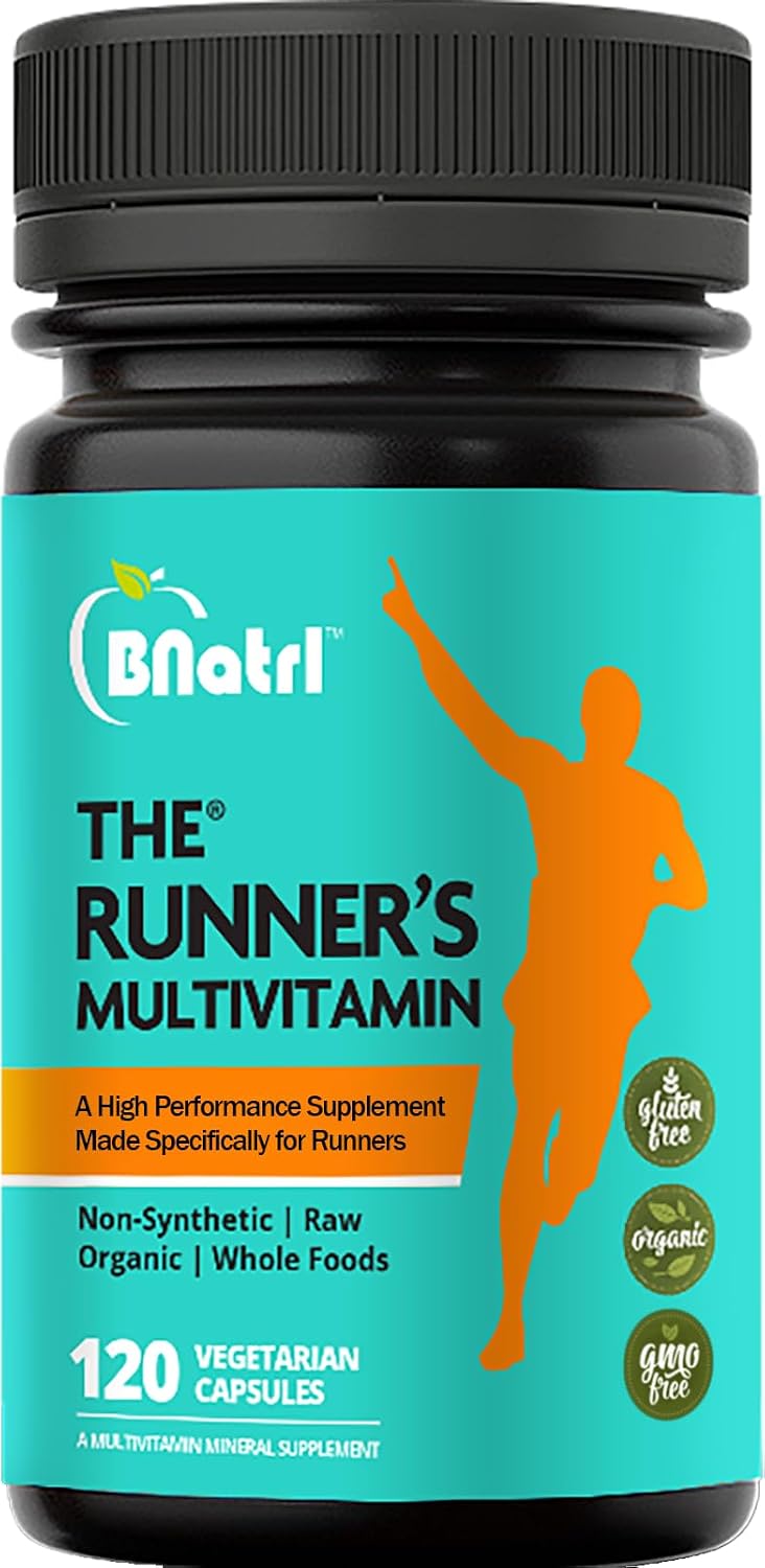 The Runner's Multivitamin - Multivitamínico Orgánico de Alto Rendimiento para Corredores, 2 Meses de Suministro