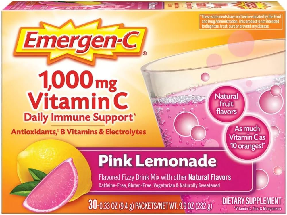 Emergen-C Limonada Rosa - 30 Sobres