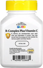 B-Complex with Vitamin C - 100 Capsules