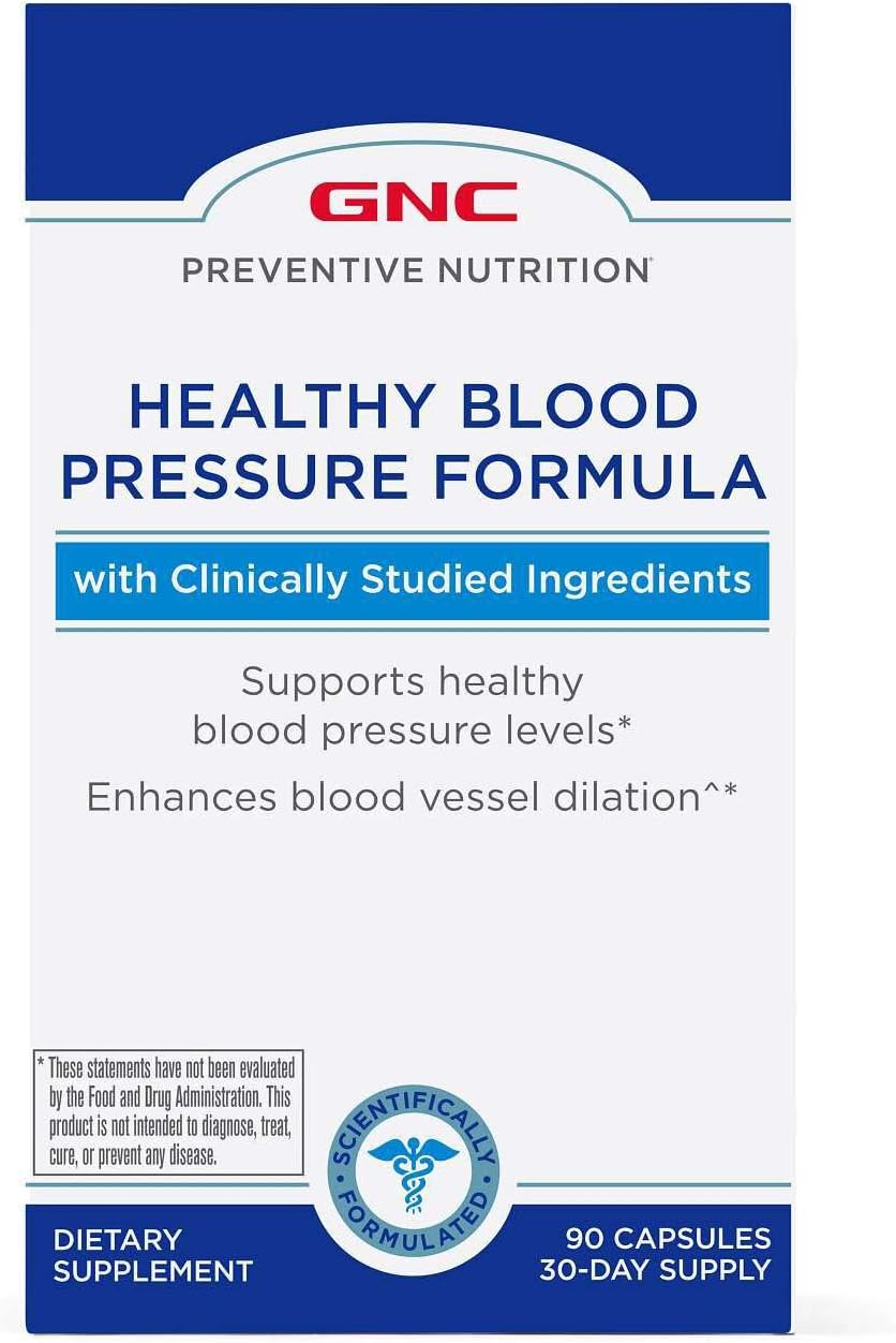 GNC Preventive Nutrition Fórmula para Presión Arterial Saludable - 90 Cápsulas