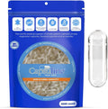 Capsuline Cápsulas de Gelatina Vacías Tamaño 0 - 5000 Unidades | Sin Gluten, Kosher, No Transgénico | Cápsulas de Bovino Puras para Rellenar Suplementos