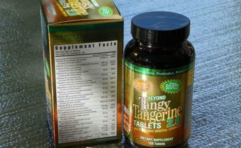 Youngevity Beyond Tangy Tangerine 2.0 Complejo Multivitamínico y Mineral - 120 Comprimidos (Paquete de 3)