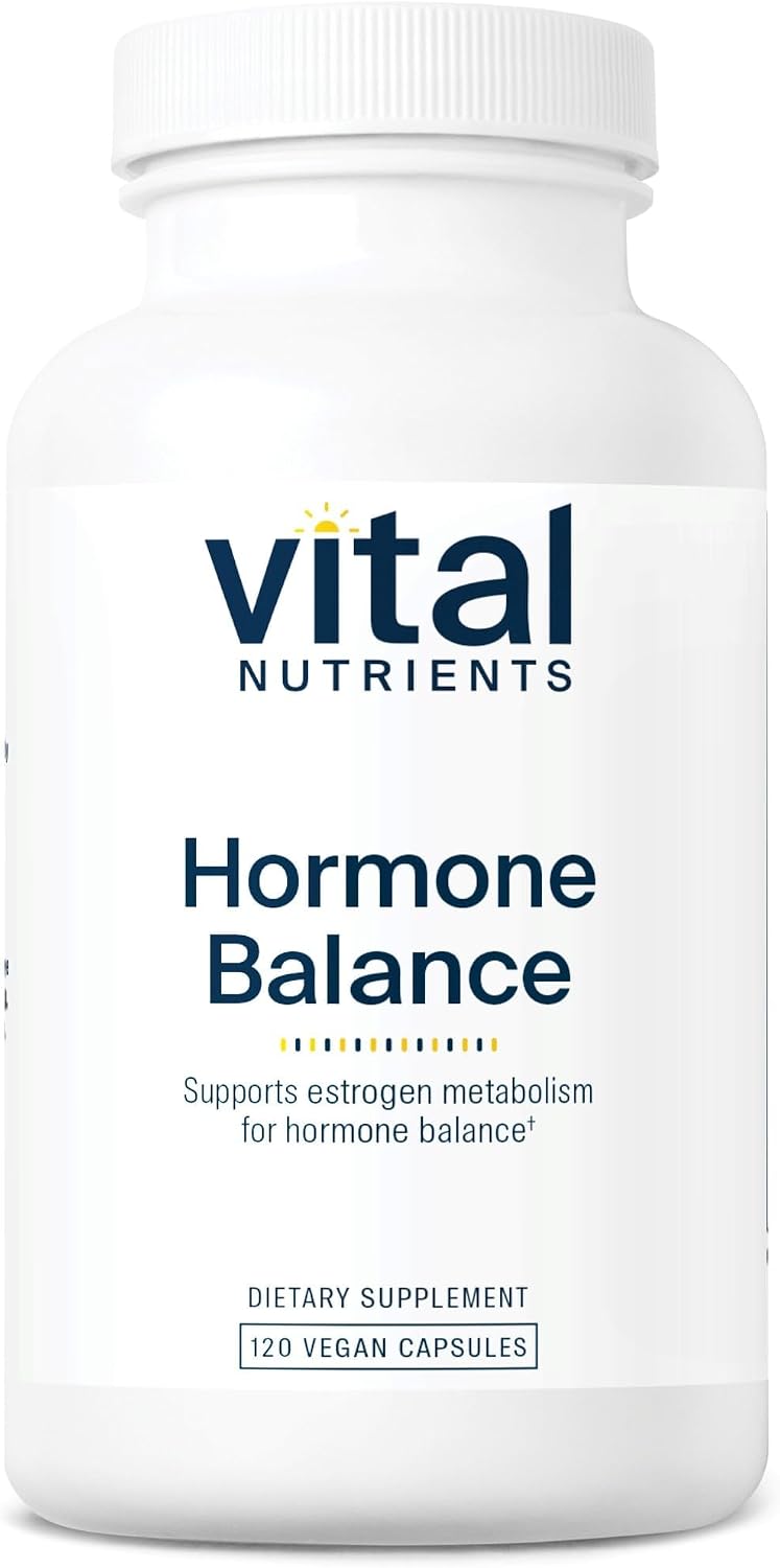 Vital Nutrients Hormone Balance - DIM con Lignanos de Lino | 120 Cápsulas