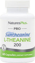 NaturesPlus PRO Suntheanine L-Teanina - 60 Cápsulas - Apoya la Calma Alerta y la Relajación Saludable