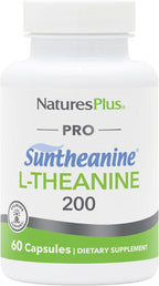 NaturesPlus PRO Suntheanine L-Teanina - 60 Cápsulas - Apoya la Calma Alerta y la Relajación Saludable