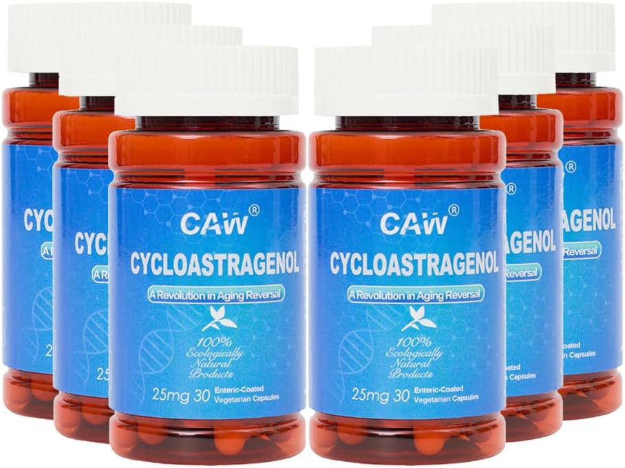 CAW Telomere Support - Cicloastragenol 25 mg - 90 Cápsulas Entéricas