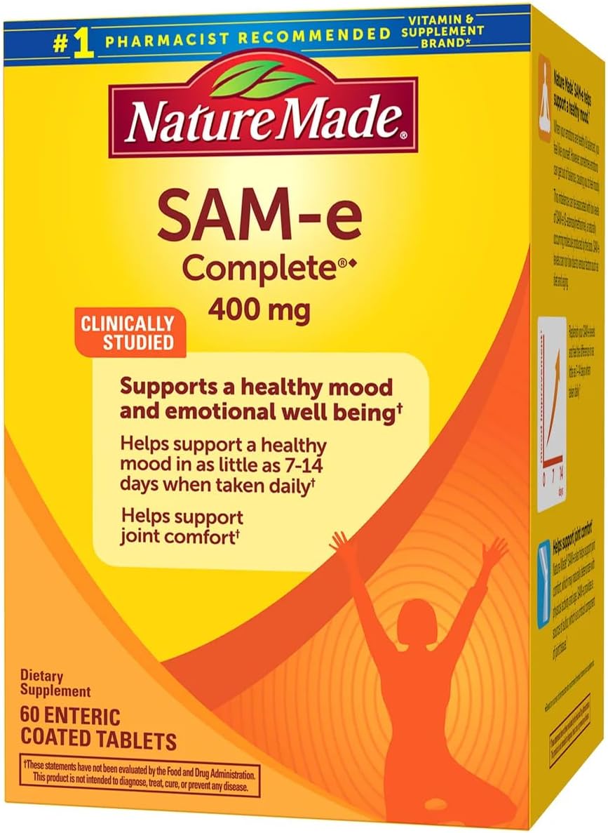 Nature Made SAM-e Complete 400 mg, 60 Comprimidos