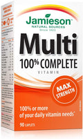Jamieson 100% Complete Multivitamin Max Strength - 90 Cápsulas