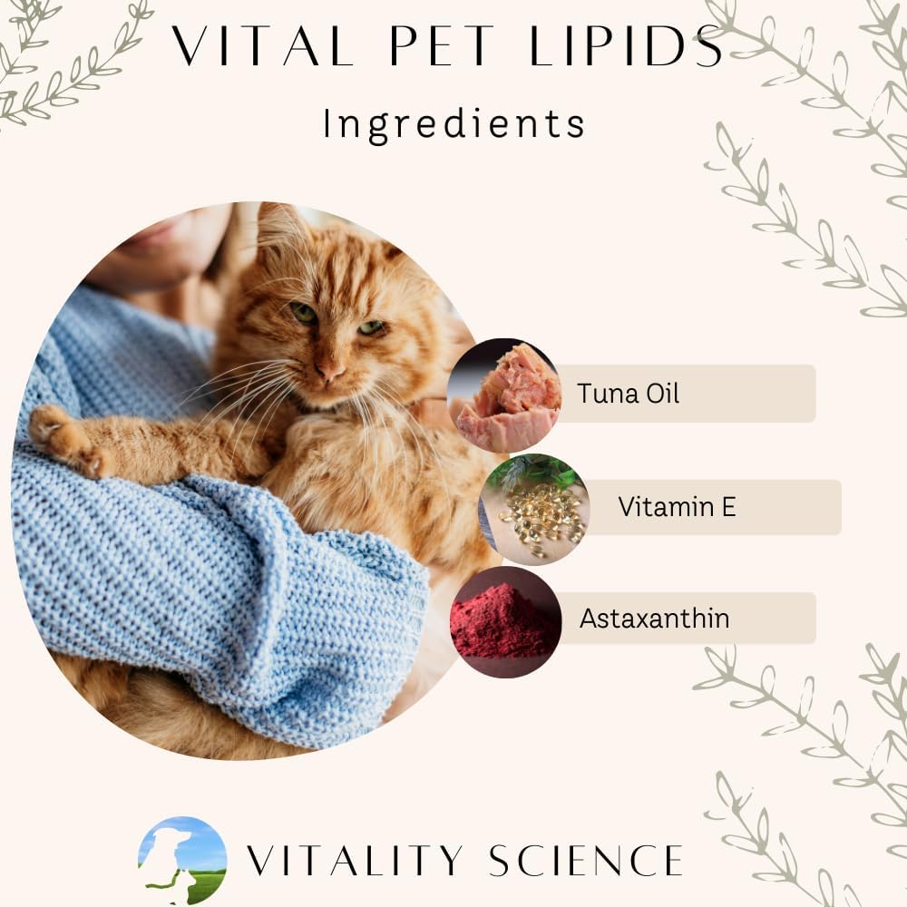 Vital Pet Lipids para Gatos y Perros 4oz