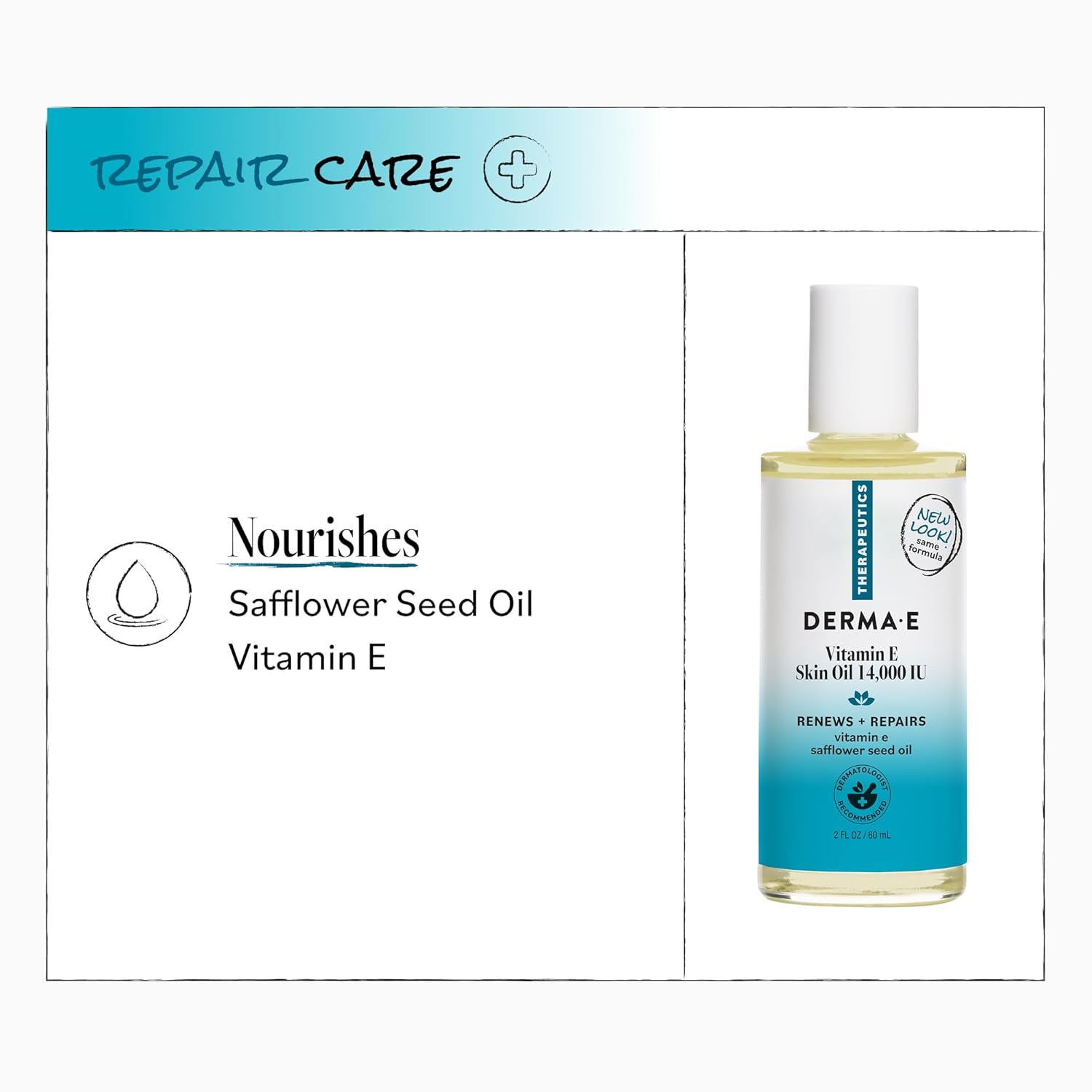 Derma E Aceite Facial de Vitamina E 14,000 IU con Aceite de Cártamo