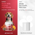 Turkey Tail Mushroom Powder para Perros - Mezcla de 7 Setas - WuffWell