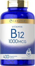 Carlyle Vitamina B12 1000 mcg - 400 Comprimidos Vegetarianos