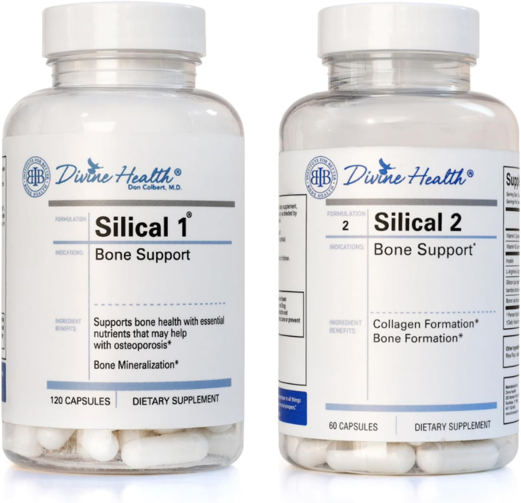 Divine Health - Dr. Colbert MD Silical System - Apoyo Óseo con Silical 1 y Silical 2