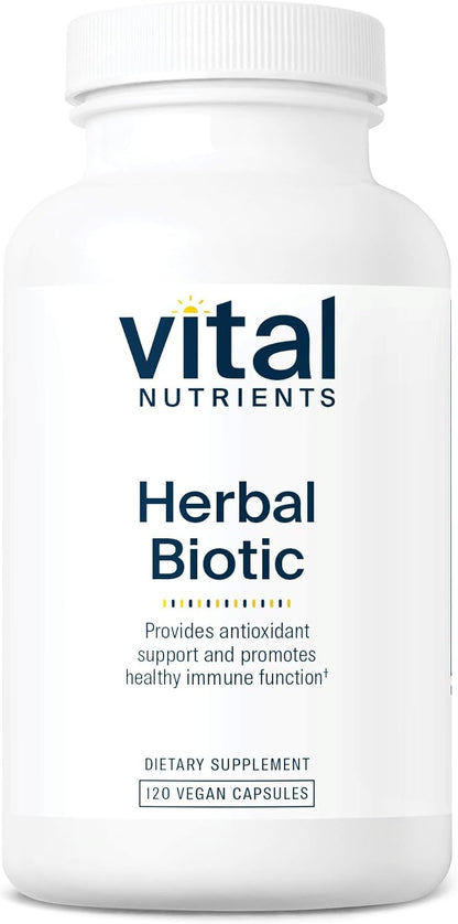 Vital Nutrients Herbal Biotic - Apoyo – La vitamina C contribuye al funcionamiento normal del sistema inmunitario. – Image 1