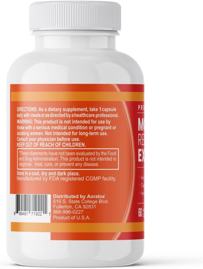 Aoratos Moro Red Orange 60 Cápsulas Vegetales