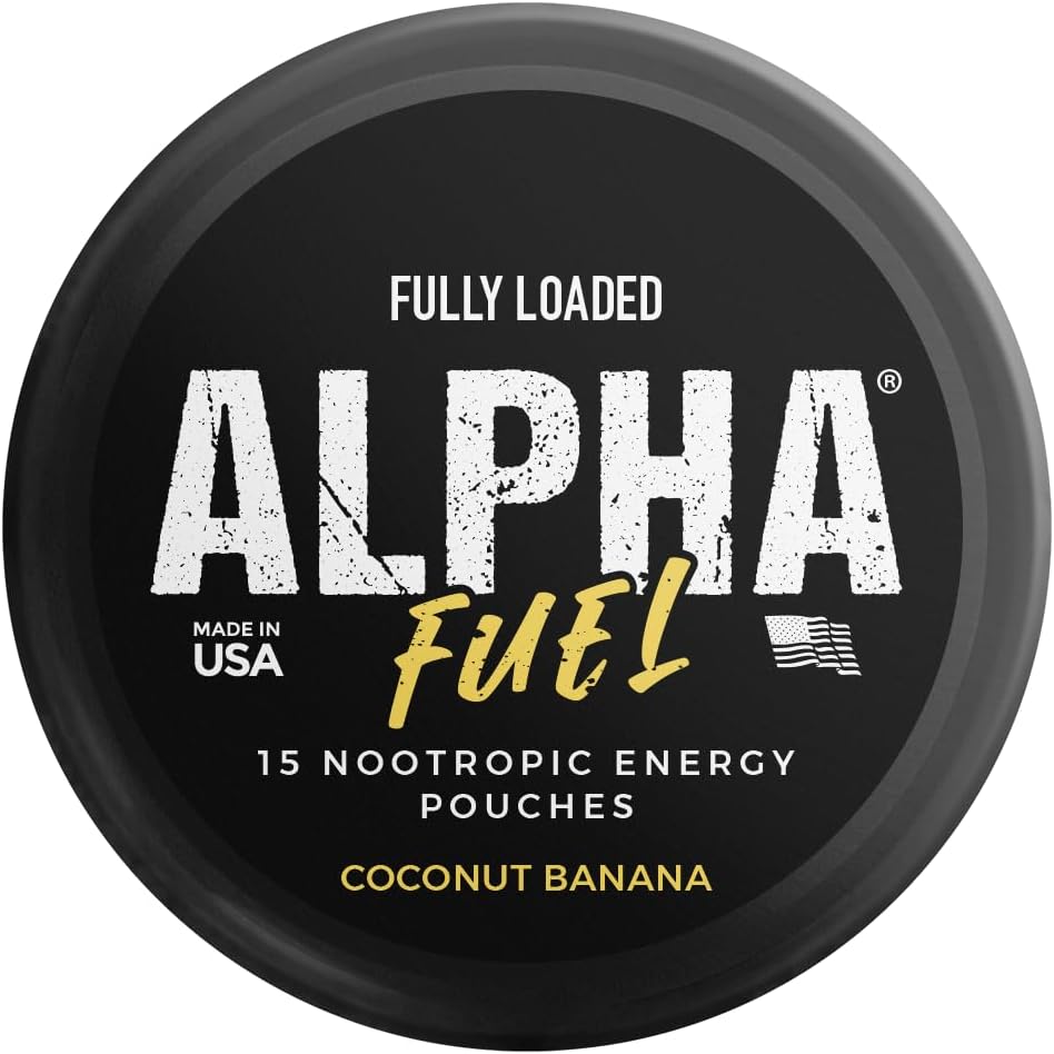 Fully Loaded Alpha Fuel Nootropic Pouches (Coco y Plátano) - 15 Unidades