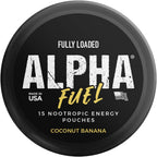 Fully Loaded Alpha Fuel Nootropic Pouches (Coco y Plátano) - 15 Unidades